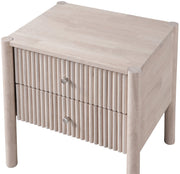 Kivo Solid Wood Nightstand in Natural - KivoNatural-NS