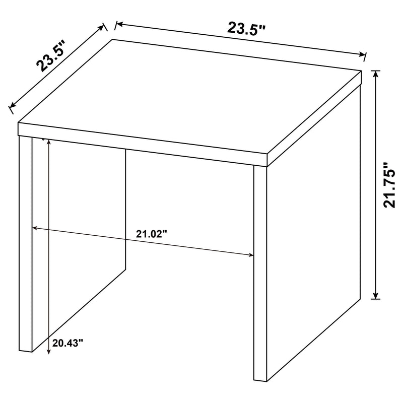 Knapp 3-piece Lift Top Coffee Table Set Black - 706228-S3