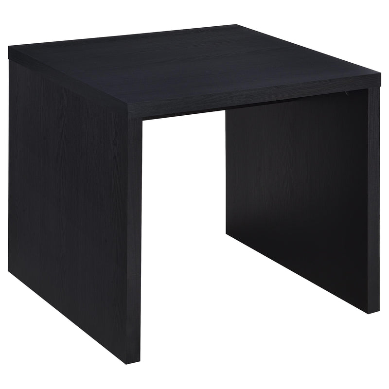 Knapp Engineered Wood Square Side End Table Black - 706227