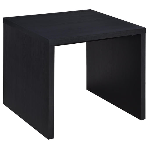 Knapp Engineered Wood Square Side End Table Black - 706227