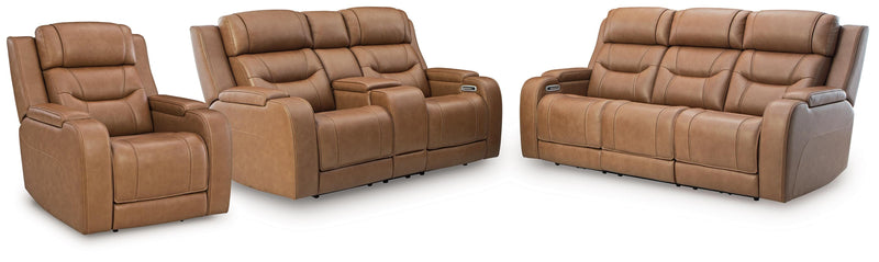 Knightington Power Reclining Sofa, Loveseat and Recliner - PCU11600U2