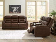 Knightington Sofa and Loveseat in Brown - PKG024683