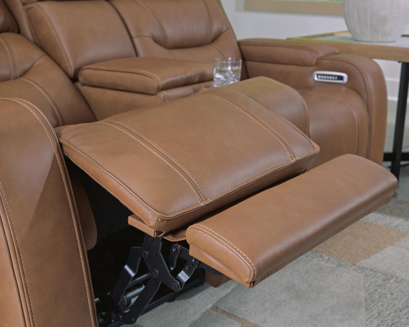 Knightington Sofa and Loveseat in Caramel - PKG024614
