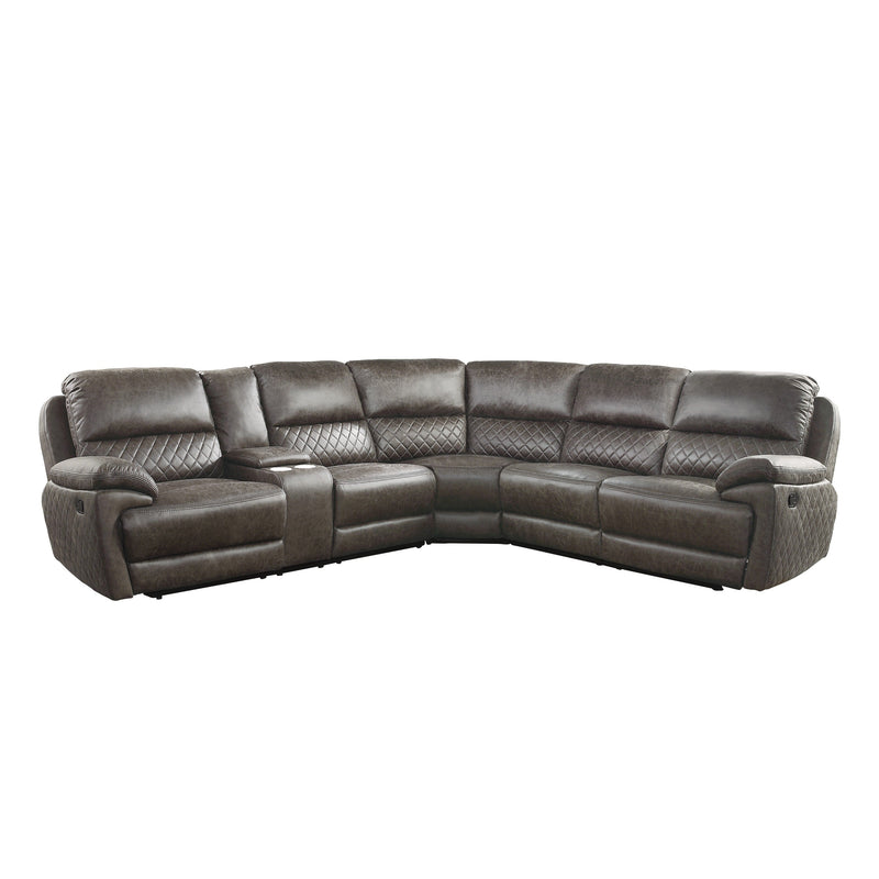 Knoxville Brown LAF Reclining Sectional - Gate FurnitureSectional