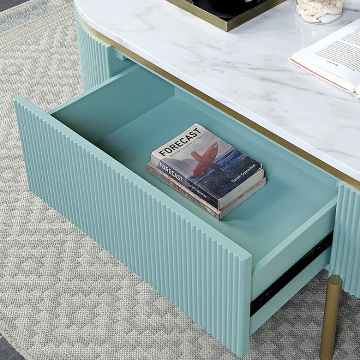 Koblenz Light Teal Coffee Table - CM4412GR-C
