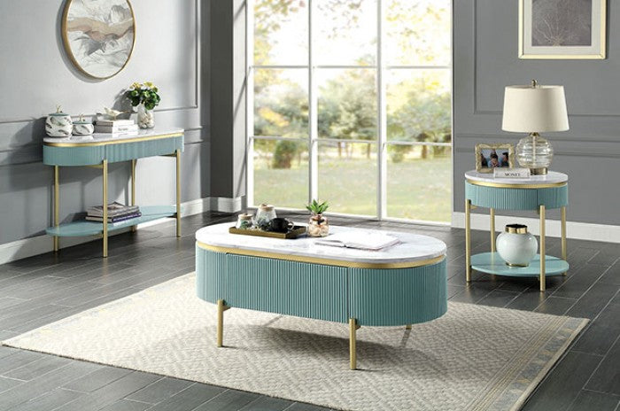 Koblenz Light Teal Sofa Table - CM4412GR-S