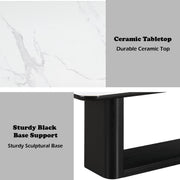 Koen Dining Table w/Ceramic Top - DN06870