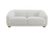 Kolvere White Loveseat - FM61006WH-LV