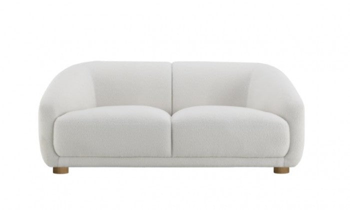 Kolvere White Loveseat - FM61006WH-LV