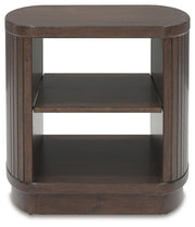 Korestone Coffee Table with 1 End Table in Dark Brown - PKG020837