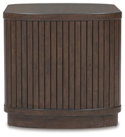 Korestone Coffee Table with 2 End Tables in Dark Brown - PKG020838