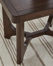 Korestone Coffee Table with 2 End Tables in Dark Brown - PKG024024