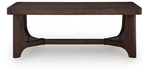 Korestone Coffee Table with 2 End Tables in Dark Brown - PKG024024