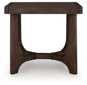 Korestone Coffee Table with 2 End Tables in Dark Brown - PKG024024