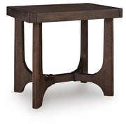 Korestone Coffee Table with 2 End Tables in Dark Brown - PKG024024