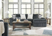 Korestone Coffee Table with 2 End Tables in Dark Brown - PKG024024