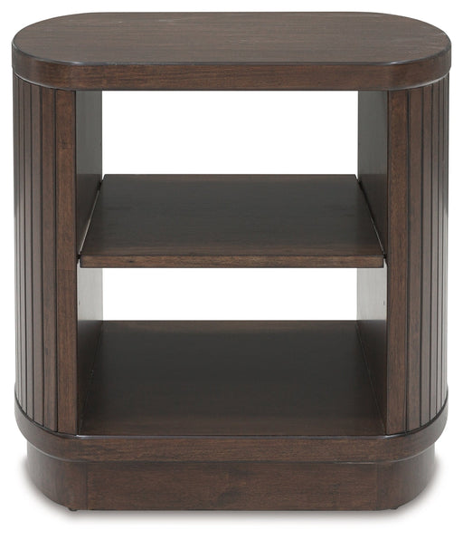 Korestone Dark Brown End Table - T679-2
