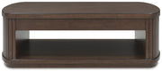 Korestone Dark Brown Lift-Top Coffee Table - T679-9