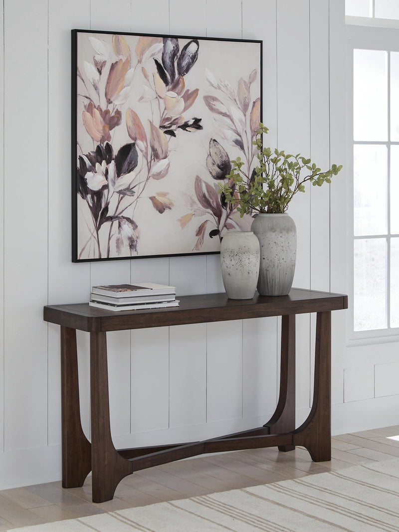 Korestone Dark Brown Sofa Table - T438-4