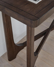 Korestone Dark Brown Sofa Table - T438-4