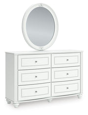 Kozlani Full Upholstered Panel Bed, Dresser and Mirror - PCB1819B15