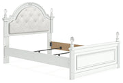 Kozlani Full Upholstered Panel Bed, Dresser and Mirror - PCB1819B15