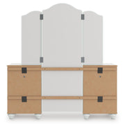 Kozlani Vanity, Mirror and Stool - PCB1819B11