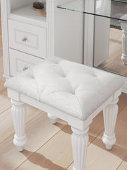 Kozlani Vanity, Mirror and Stool - PCB1819B11