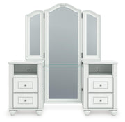 Kozlani Vanity, Mirror and Stool - PCB1819B11