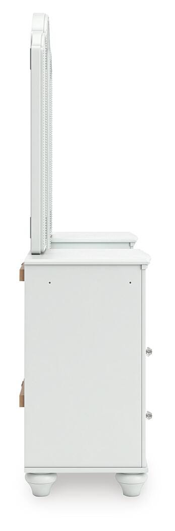 Kozlani Vanity, Mirror and Stool - PCB1819B11