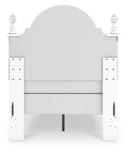 Kozlani White Twin Upholstered Panel Bed - PCB1819B5