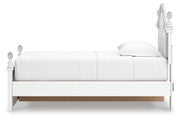 Kozlani White Twin Upholstered Panel Storage Bed - PCB1819B9