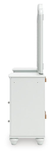 Kozlani White Vanity with Mirror - PCB1819B16