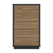 Kozmour Black/Brown Chest of Drawers - EB1460-245