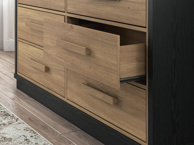 Kozmour Black/Brown Dresser - EB1460-231
