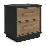 Kozmour Black/Brown Nightstand - EB1460-292