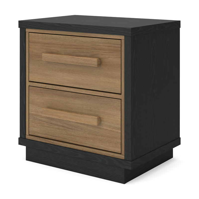 Kozmour Black/Brown Nightstand - EB1460-292