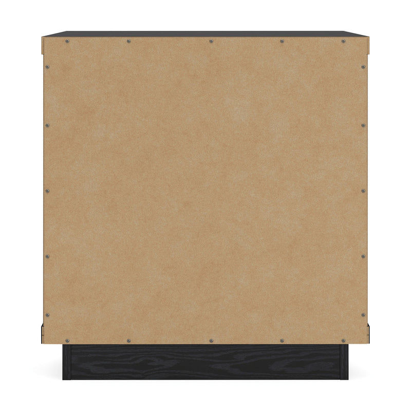 Kozmour Black/Brown Nightstand - EB1460-292