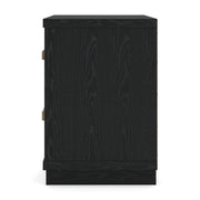Kozmour Black/Brown Nightstand - EB1460-292