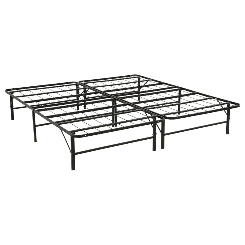 Kramer Eastern King Folding Metal Platform Bed Frame Black - 305696KE