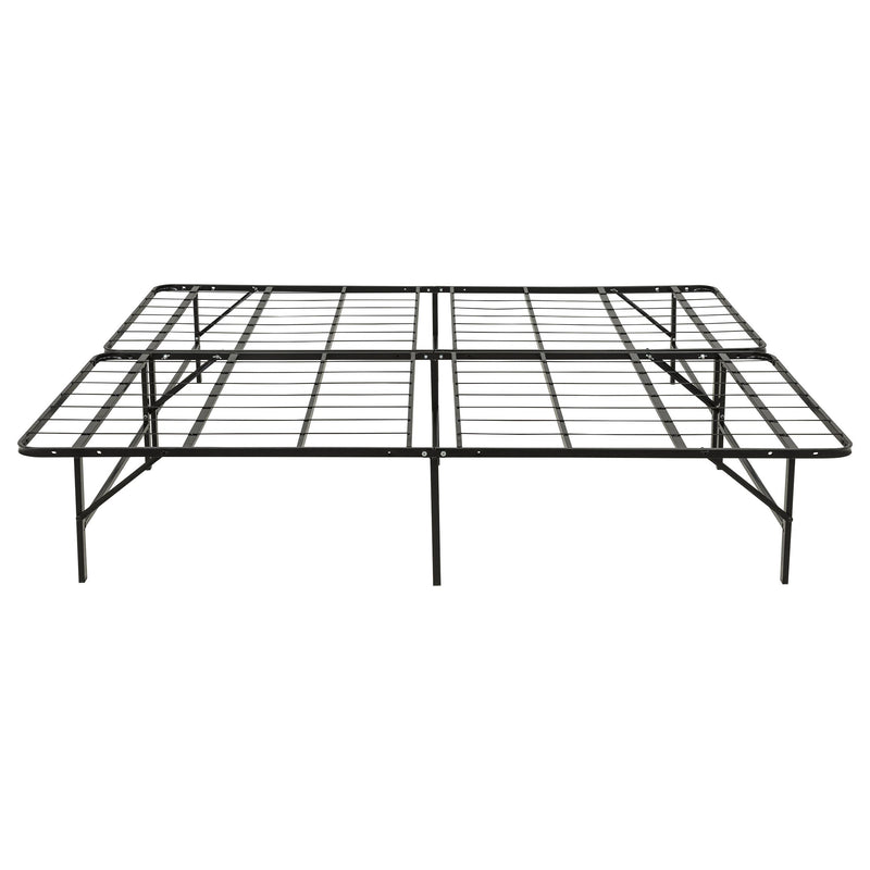 Kramer Eastern King Folding Metal Platform Bed Frame Black - 305696KE