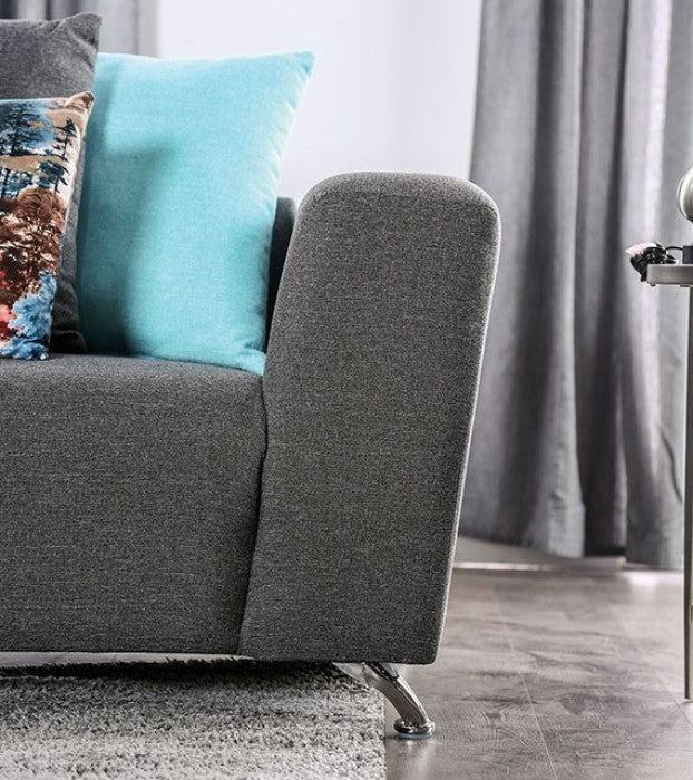 Krefeld Dark Gray Sectional - EM6750DG-SECT