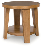 Kristiland Coffee Table with 1 End Table in Light Brown - PKG019335