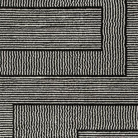 Kurtmen Black/Ivory 7'10" x 9'10" Area Rug - R407591