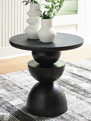 Kurtson Bronze Finish Accent Table - A4000680
