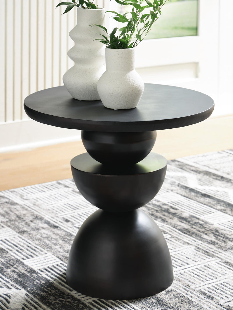 Kurtson Bronze Finish Accent Table - A4000680