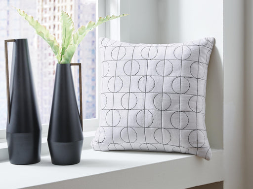 Kydner White/Black Pillow - A1001107P