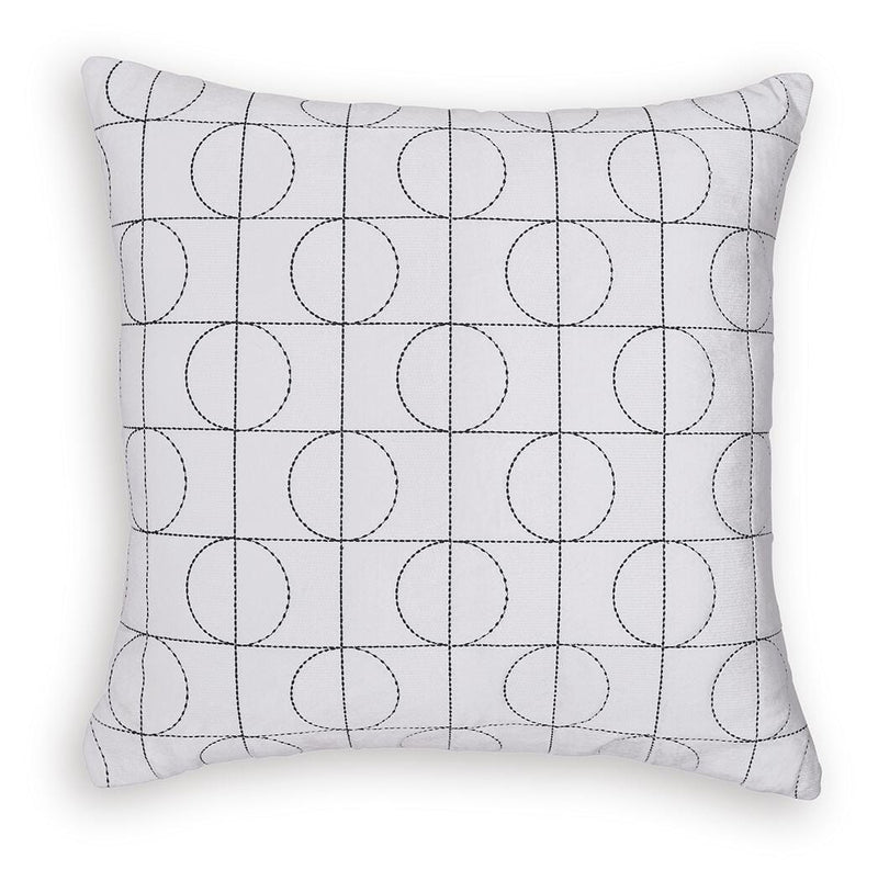 Kydner White/Black Pillow - A1001107P
