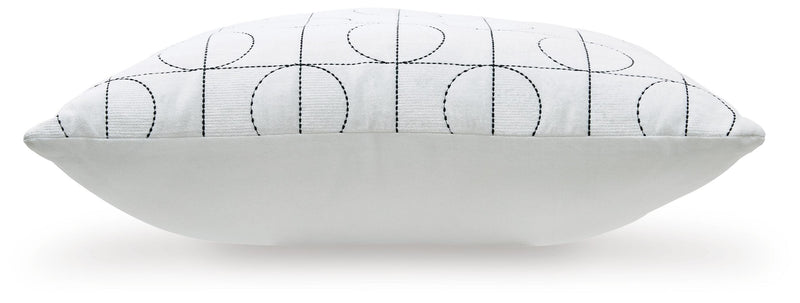 Kydner White/Black Pillow - A1001107P