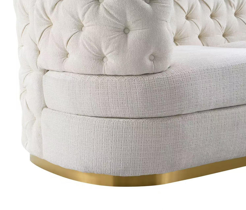 L323 - JAVA Cream 3PC Cream Sectional - L323-Cream-3PC